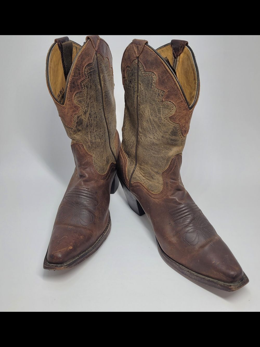 RARE! Authentic J.B. Dillon Women’s Western Boots – Genuine Goat Leather